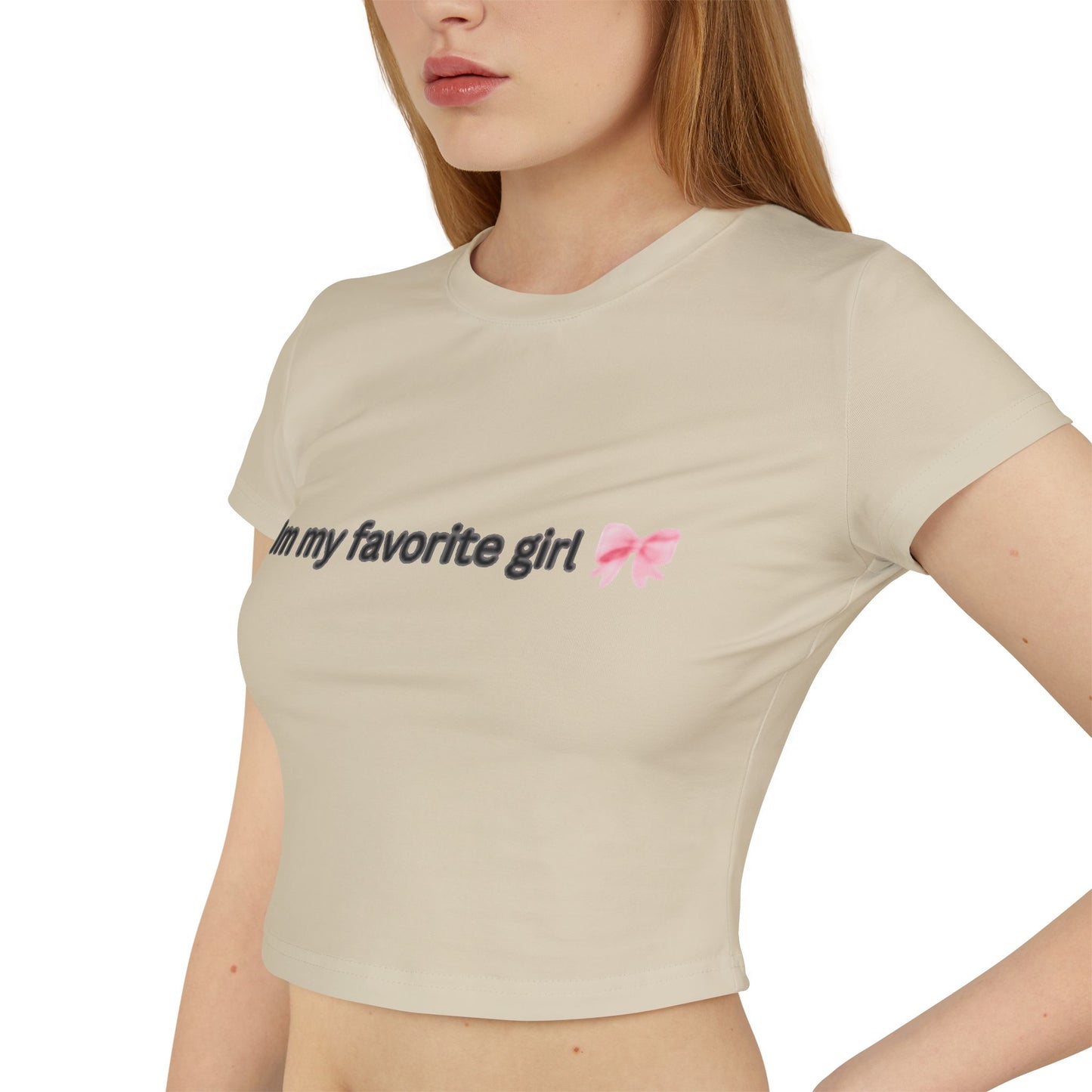 'Im my favorite girl' crop top